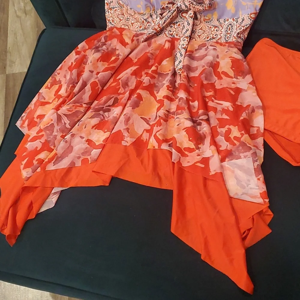 Swim dress with boy short - Picture 3 of 8